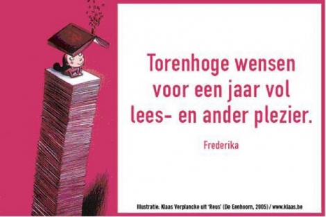 Nieuwjaarswensen 2012 (illustratie: Klaas Verplancke)