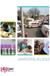Cover jaarverslag 2013 Rode Kruis-Vlaanderen