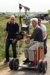 Op de set van 